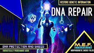 FULL DNA Repair amp Stimulation  Healing Miracle Tone Morphic Programmed Audio Fields [upl. by Elisabet]