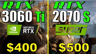 RTX 3060 Ti vs RTX 2070 Super  Test in 8 Games [upl. by Eneryc]