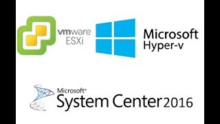 VMWare ESXI and HyperV Core On SCVMM 2016 [upl. by Nelac998]