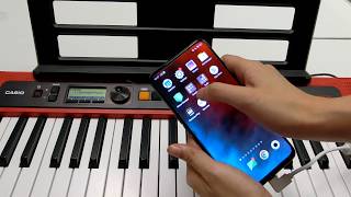 Casio CT S200 2 How to connect to Chordana Play Application [upl. by Hindu549]