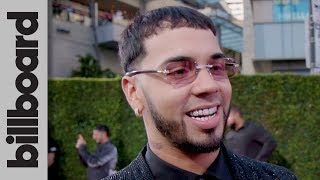 Anuel AA Talks Artist of the Year Nomination amp Performance With Ozuna  Latin AMAs [upl. by Gretna]