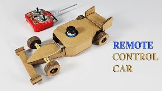 How to make Remote Control Car at home [upl. by Anerual]