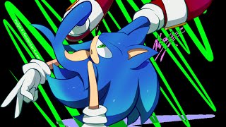 Sonic  Im Blue w cool remix  IMPROVED [upl. by Ardnassak]