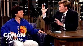 Conan Attacks Jackie Chan  Late Night with Conan O’Brien [upl. by Dugaid]