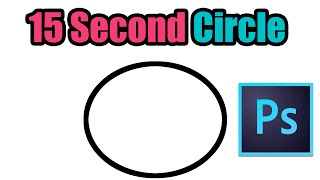 How to Draw  Create Unfilled Circles in Photoshop Fast Tutorial [upl. by Drobman789]