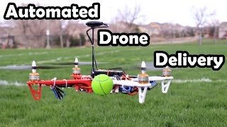 How to make Automated Delivery Drone  w Pixhawk Geofencing RTL Automated Package Delivery [upl. by Euqinomahs]