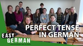 Perfect Tense in German  Super Easy German 26 [upl. by Adiuqram]