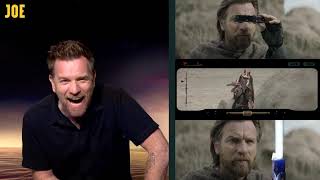 Ewan McGregor reacts to THAT ObiWan Kenobi meme [upl. by Anujra]