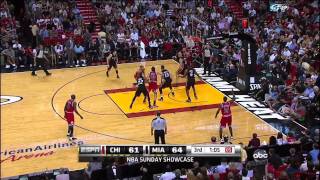 Derrick Rose Highlights vs Miami Heat 36 720p HD [upl. by Anilas]