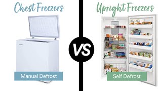 Chest Freezer vs Upright Freezer [upl. by Jocko]