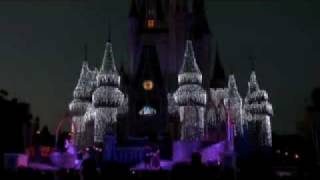 Cinderella Castle Lighting Ceremony Holiday Wish [upl. by Ayotl916]