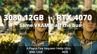 3080 12GB vs 4070 The Ultimate Comparison [upl. by Olonam]