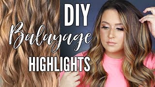 DIY Balayage Highlights at home  HAIR PAINTING TUTORIAL [upl. by Nnaeiram982]