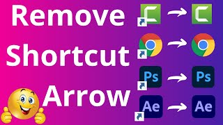 How To Remove Shortcut Arrows From Icons Windows 10  Remove Shortcut Arrows 2021 [upl. by Burnaby]