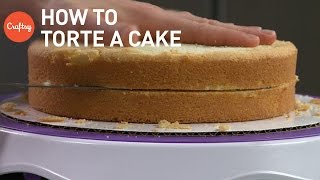 How to Torte a Cake into 2 Layers for Filling amp Stacking  Pastry Tutorial with James Rosselle [upl. by Cheadle]