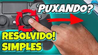 TROCANDO PEÃ‡A ANALÃ“GICO DO PS4 PUXANDO PRO LADO 2 COMO CONSERTAR CONTROLE PS4 2  RESOLVIDO [upl. by Natsirt]