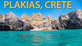 The BEST of PLAKIAS CRETE  Beautiful Crete Beaches [upl. by Beisel476]