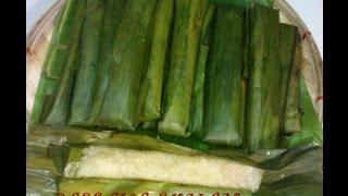 Cassava Suman Recipe  Cassava Wrapped in Banana Leaves [upl. by Melgar107]