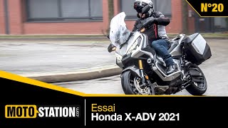 Essai Honda XADV 2021  en version full équipée [upl. by Odlareg]