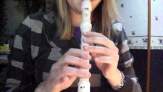 flute a bec hymne de la joie beethoven [upl. by Odrareve]