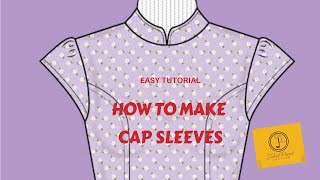 How to make Cap Sleeves [upl. by Celine]