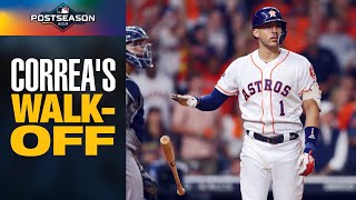 Carlos Correas INSANE WALKOFF to win game for Astros in ALCS Game 2  MLB Highlights [upl. by Adnohr]