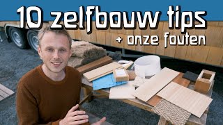 10 tiny house zelfbouw tips • leer van onze ervaring • buiten familie [upl. by Idonah73]