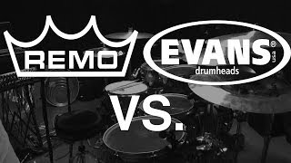 Remo vs Evans Full Set Demo HQ [upl. by Aicire]