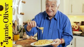 Real Spaghetti Carbonara  Antonio Carluccio [upl. by Nylorak31]