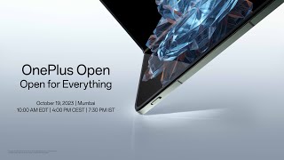 OnePlus Open  Launch Event [upl. by Kasey]