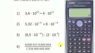 Notación Científica y Calculadora [upl. by Hutchins]