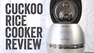 CUCKOO RICE COOKER PRODUCT REVIEW  DHSR0609F  Chef Julie Yoon [upl. by Ysle633]