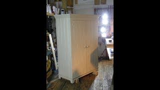 Solid Pine Armoire Complete Build [upl. by Sissel]