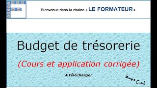 Budget de trésorerie cours simplifié [upl. by Erna232]