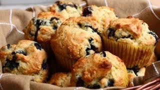 Blueberry Muffins Recipe  How to Make Blueberry Muffins [upl. by Allix]