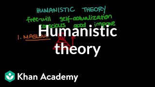 Humanistic theory  Behavior  MCAT  Khan Academy [upl. by Fahy]