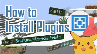 How to install plugins for your Aternos server  Minecraft [upl. by Lorain814]