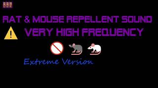 ⚠️Extreme Version 🚫🐀🐁 Rat amp Mouse Repellent Sound Very High Frequency 3 Hour [upl. by Thar976]