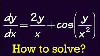 solve differential equation with substitution [upl. by Kirstyn]