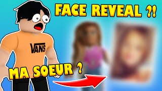 MES SOEURS VONT FAIRE UNE FACE REVEAL   ROBLOX BROOKHAVEN RP [upl. by Aketal]