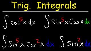 Trigonometric Integrals [upl. by Zahara]