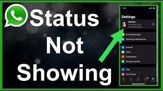 WhatsApp Status Not Showing FIXED [upl. by Idonah838]