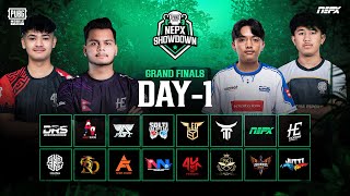 PUBG Mobile NEPX Showdown  Grand Finals Day 1 [upl. by Astred]