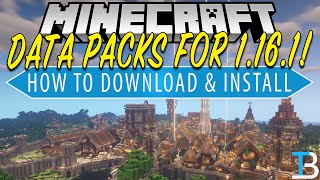 How To Download amp Install Data Packs in Minecraft 1161 [upl. by Tarkany638]