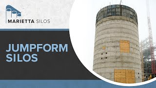 Concrete Silo Construction Methods  Jumpform Silos [upl. by Elamor]