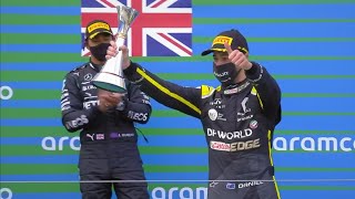 2020 Eifel GP Podium Ceremony  Lewis Hamiltons 91st WIN Ricciardo Podium [upl. by Aierbma672]