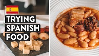 IS SPANISH FOOD GOOD Ultimate Northern Spain Food Tasting  Asturias Travel Vlog [upl. by Yzzo]