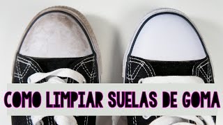 Cómo limpiar suelas de goma [upl. by Anoved]