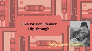 2024 Passion Planner Flipthrough [upl. by Obau]