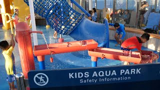 NCL Kids Aqua Park amp Pool on Norwegian Joy [upl. by Dlorad]